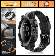 Rugged Military-Grade Case for Google Pixel Watch 3 45mm - Adjustable Strap, Ant