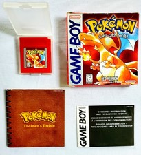 AUTHENTIC POKEMON RED VERSION 1st Print Nintendo GameBoy COMPLETE IN BOX 1998 