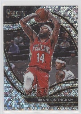2020-21 Panini Select Courtside Disco Prizm Brandon Ingram #215 2l4
