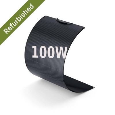 ALLPOWERS 100W Flexibles Solarmodul IP68 für Camping, Dach, unebene Oberflächen
