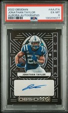 2022 Panini Obsidian Jonathan Taylor Aurora Autos AA-JTA /49 1/49 First Print!