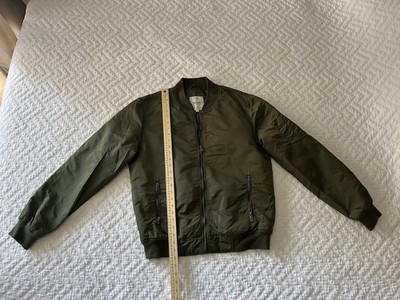 Only & Sons True Heritage Bomber Jacket Insulated Men s Size Medium Green