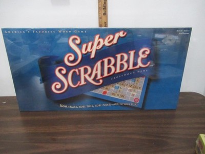Hasbro Super Scrabble word game NEW SEALED