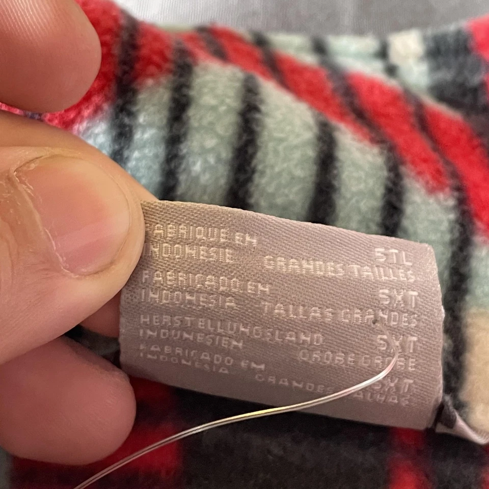 Columbia Fleece Jacket Mens 5XL Tall Full Zip Aztec Southwestern Pattern - Image 4 of 4