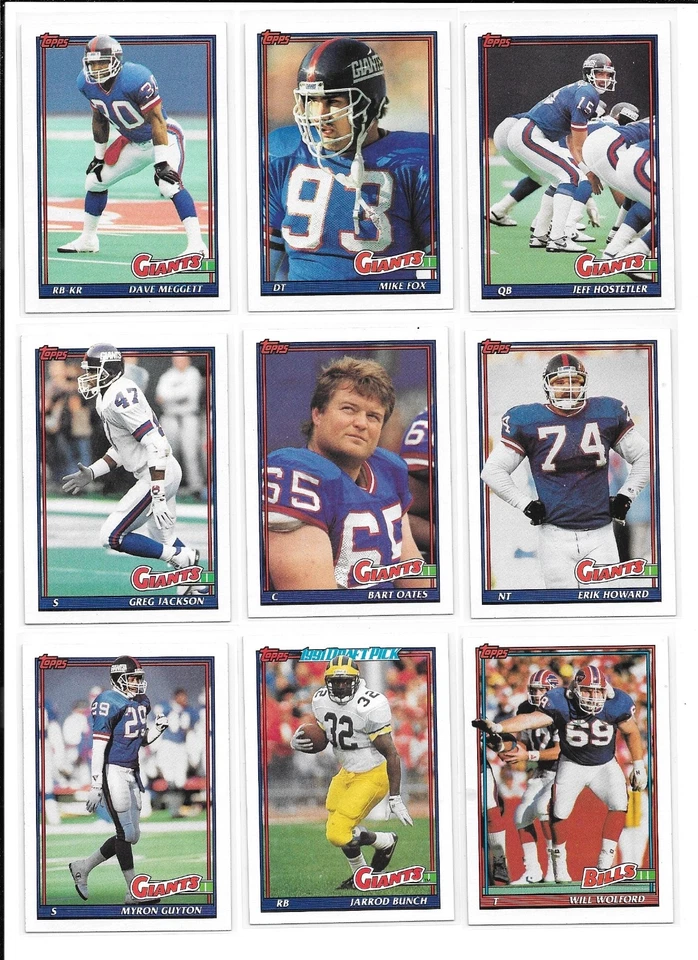 1991 Topps Football Trading Cards / Choose #s 1 - 200 / mb44 - Image 3 of 4
