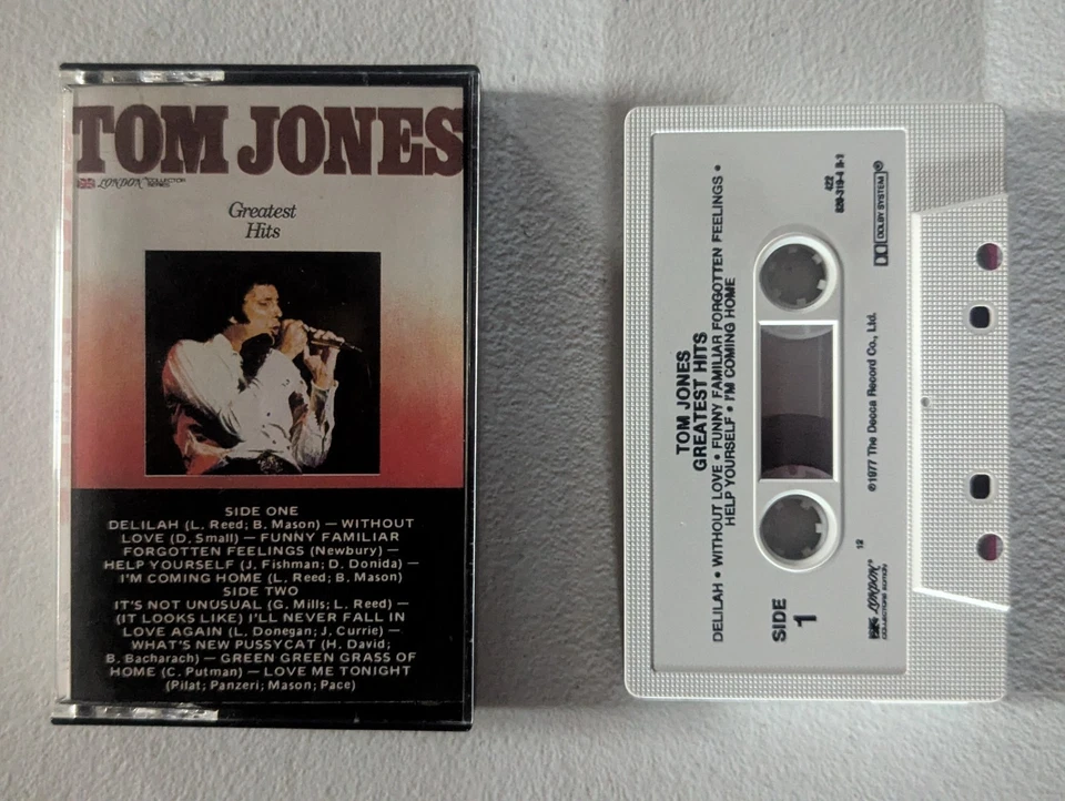 TOM JONES Cassette Tape Lot/4: Greatest Hits, Very Best Of, Greatest Songs + 1 - Image 3 of 4