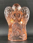 Boyd's Crystal Art Glass ANGEL #22/2 CIDER 11-24-10 Glows Praying 4-1/4" NOS — photo 9