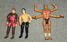 Mortal Kombat GI Joe Hasbro Action Figures Goro Shang Tsung Liu Kang Lot of 3