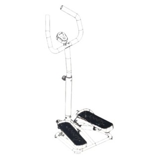 Sunny Health & Einheitsgröße Fitness Smart Twist Stair Stepper mit Lenker Mini