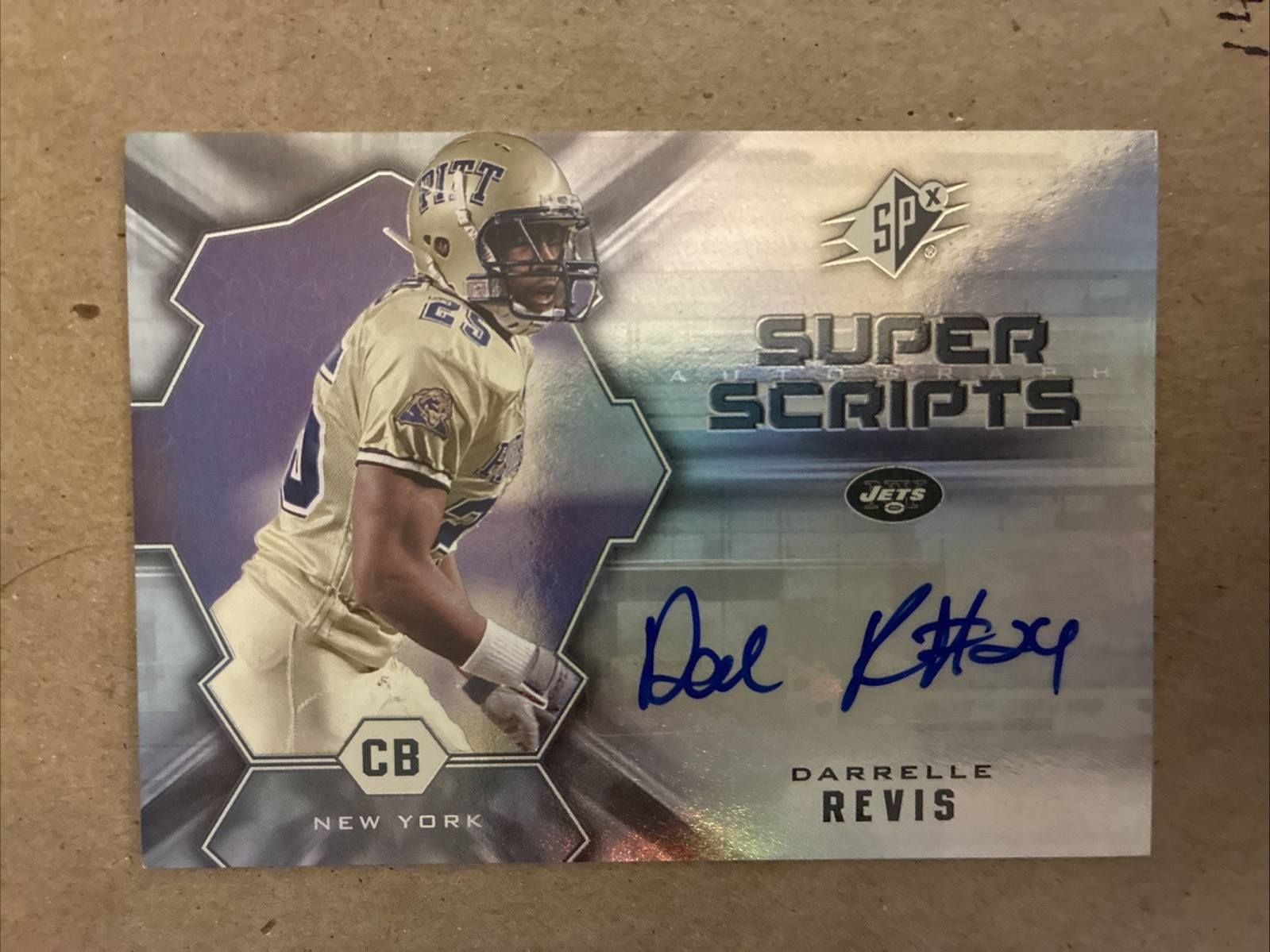 Darrelle Revis SPx Super Scripts Autograph #SSDR Base