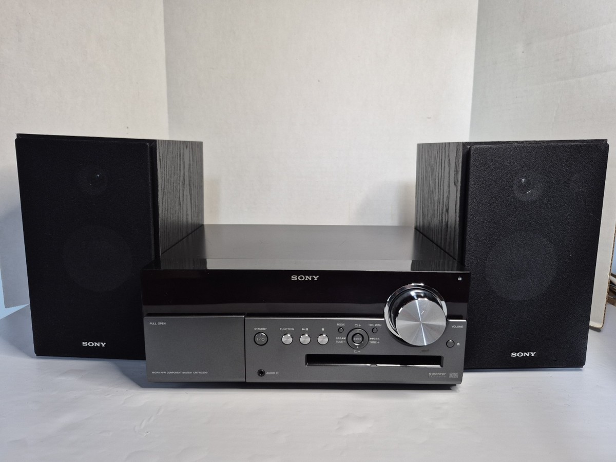 Sony CMT-MX550i Micro Hi-Fi Stereo System CD Player AM/FM *NO