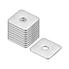 Square Washer, 25Pcs M5x20x20x1.5mm 304 Stainless Steel Square Plate Washers