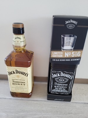 Jack Daniels Whiskey Tennessee Honey / No.7 Limited Edition mit Glas OVP