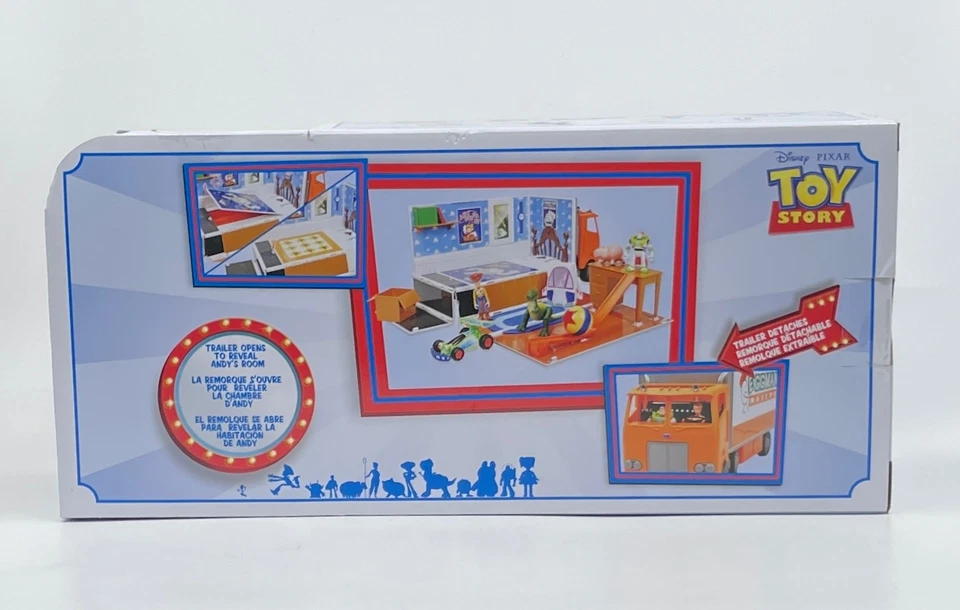 Disney Parks Toy Story camión de mudanza juego Buzz Lightyear figuras leñosas vehículo Foto 4 de 4