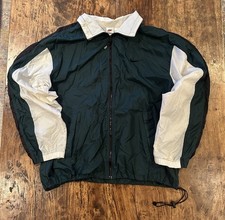 Vintage 1990s Nike Mini Swoosh Color Block Windbreaker Jacket