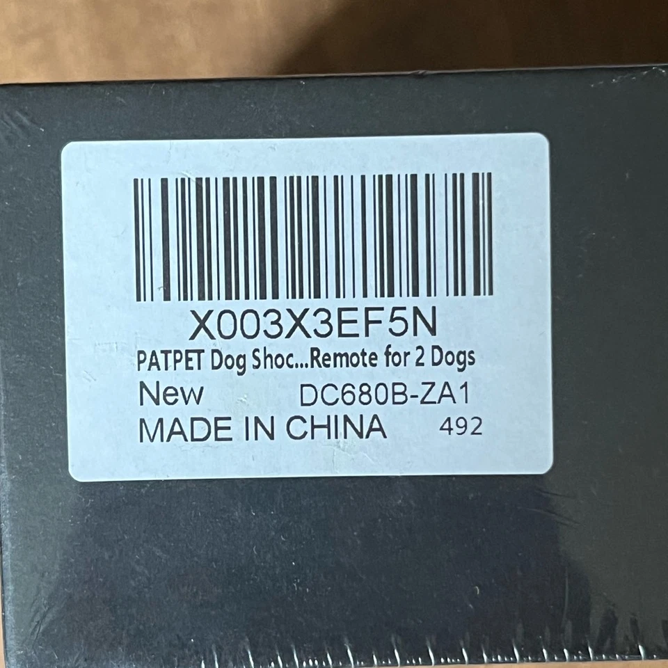 PATPET Pack 2 Collares de Entrenamiento Recargables para Perros con Control Remoto Púrpura Nuevo con Etiquetas Foto 2 de 3