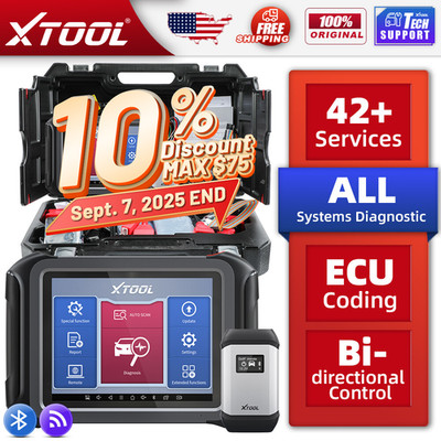 XTOOL USED D9 Auto Coding Scanner Bidirectional Car Key Programming Diagnostic