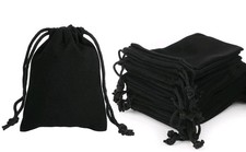 Lot 10 Velvet Gift Bags Drawstring Jewelry Pouches Candy Wedding Party Favors