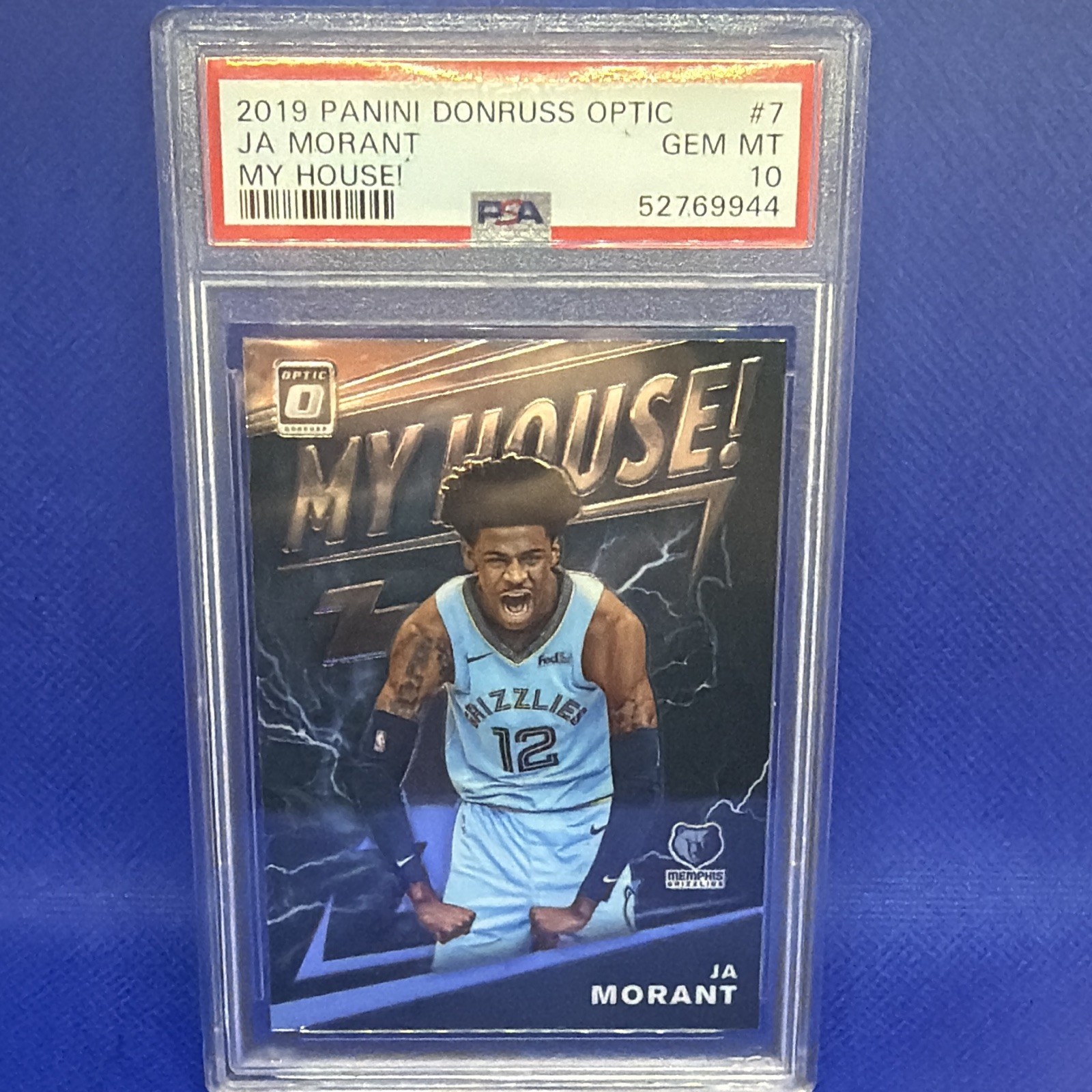 2019-20 Panini Donruss Optic My House Ja Morant #7 (RC) PSA 10