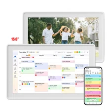 Smart Calendar 15.6in Wall&Desk Planner Digital Calendar&Chore Chart Touchscreen