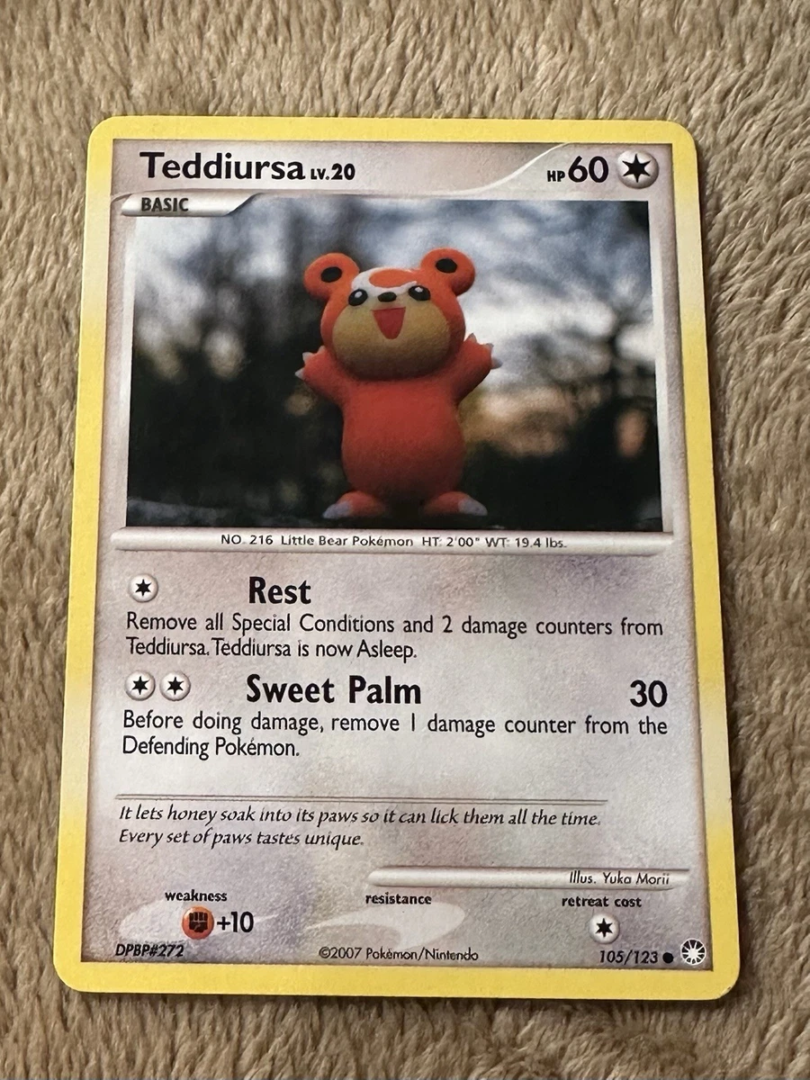 teddiursa pokemon card value - (121/162) Pokémon Hit Points60 HP Form Teddiursa - Plasma Blast Pokémon
