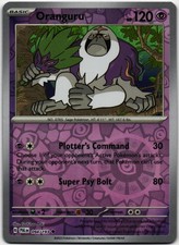 Oranguru #094/193 Uncommon Paldea Evolved Reverse Holo NM Pokemon TCG