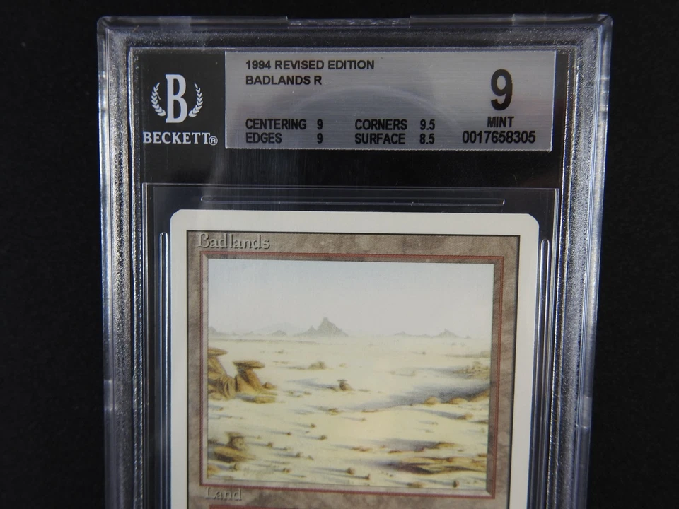 Badlands BGS 9 MINT [Revised Edition] Mtg Magic Free Shipping - Image 3 of 4