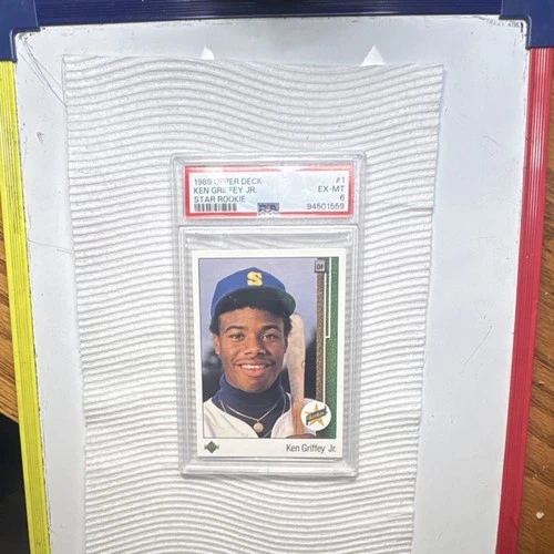 Upper Deck 1989 Star Rookie Ken Griffey Jr. #1 PSA 6 Seattle Mariners MLB