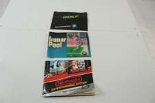 Vintage Ephemera Video Game Nintendo Entertainment System Manuals Lot Of 3