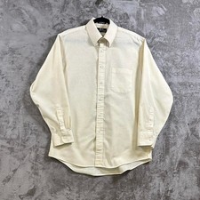 Stafford Cream Oxford Button-Up Shirt 16/33 |...
