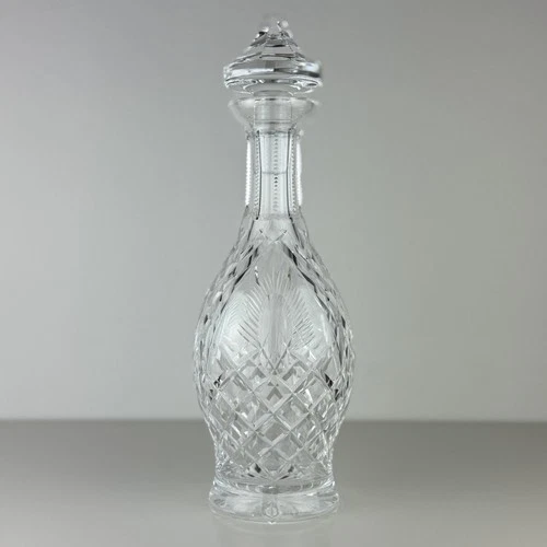 Vintage Waterford Crystal Deep Cut Shannon Jubilee Decanter Ireland 13"