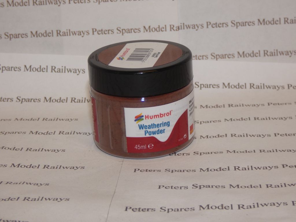 Greenhills Humbrol 45ml Pot of Dark Rust Weathering Powder AV0019 - C5227 - Image 4