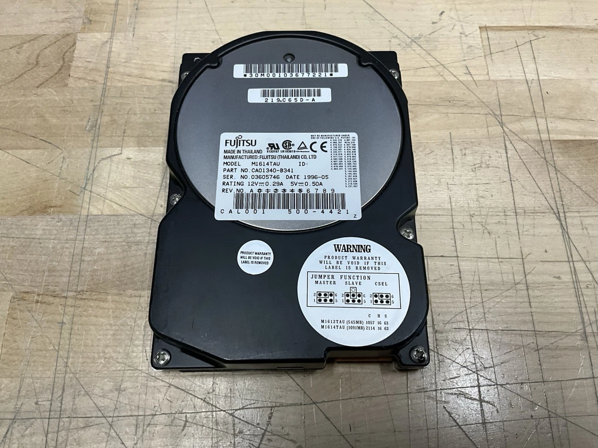 Fujitsu Internal Hard Disk Drives 4500 RPM Rotation Speed for sale