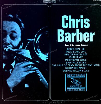 Chris Barber With Guest Artist Lonnie Donegan - Chris Barber LP (VG/VG) .