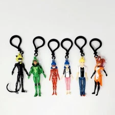 Miraculous Tales of Ladybug Chibi In Motion - Set of 6 New Clip-On Danglers