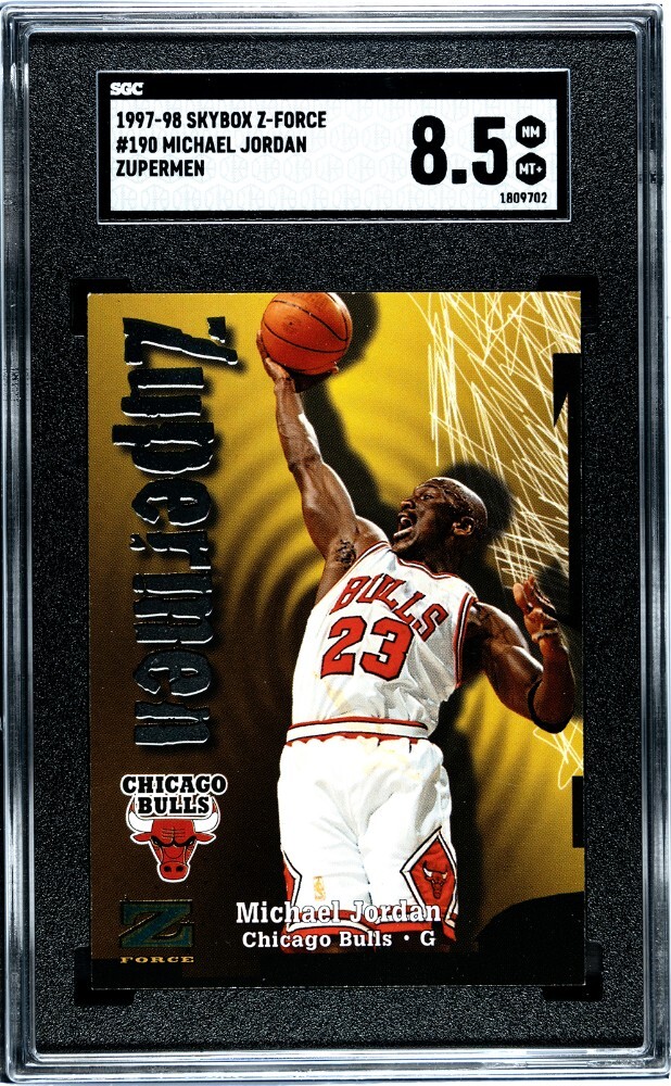 マイケル・ジョーダン1997 Skybox Premium 1997 Skybox Premium Michael Jordan #29 - PSA 8 - HOF - Bulls