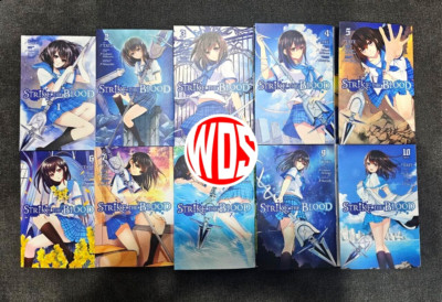 Strike The Blood Manga by Gakuto Mikumo Vol 1-10 English Version EXPEDITED