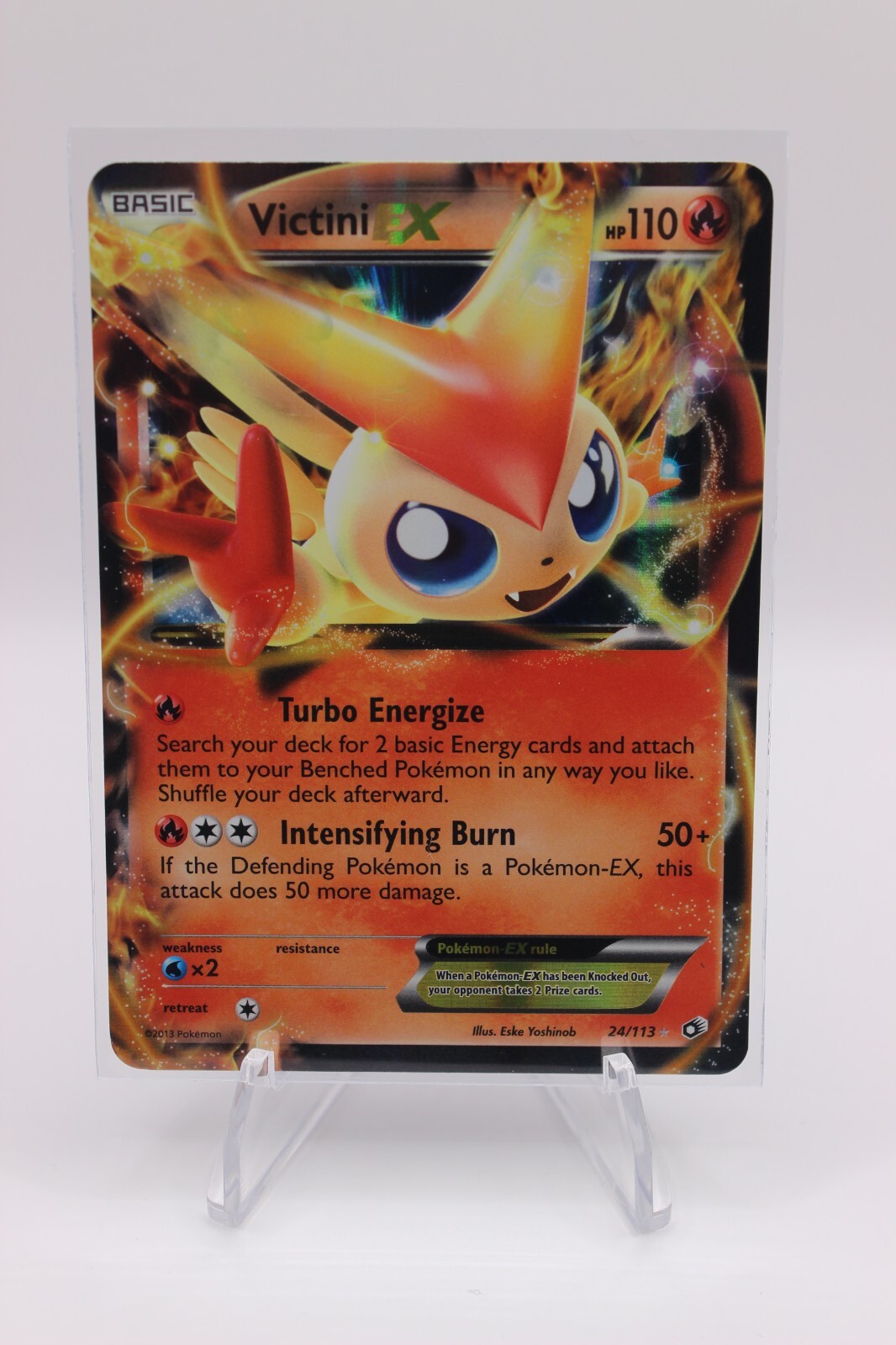 Victini EX 24/113 Ultra Rare - 2013 Pokemon Legendary Treasures LP