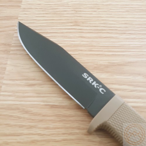 Cold Steel SRK Compact Fixed Knife 5 SK5 Steel Blade Desert Tan Kray-Ex Handle