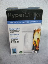 New in box HyperChiller makes iced coffee instantly white 12.5 oz