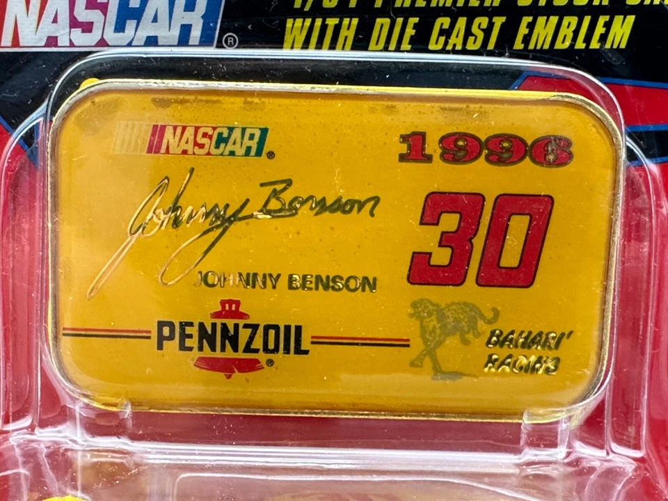 Racing Champions NASCAR 1996 Johnny Benson #30 Pennzoil Pontiac, 1:64, Novo na caixa - Imagem 2 de 4