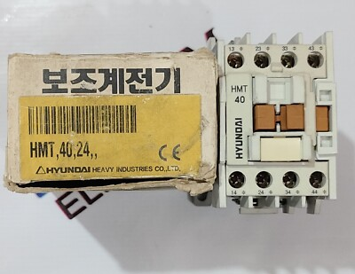 #ad HYUNDAI ELECTRIC HMT40 AUXILIRY CONTACTOR 10A VOLTAGE 24VDC FREE FAST SHIPPING $122.46