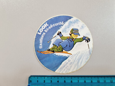 STICKER LOOK FIXATIONS BI-SECURITE STICKER STICKER VINTAGE 80s