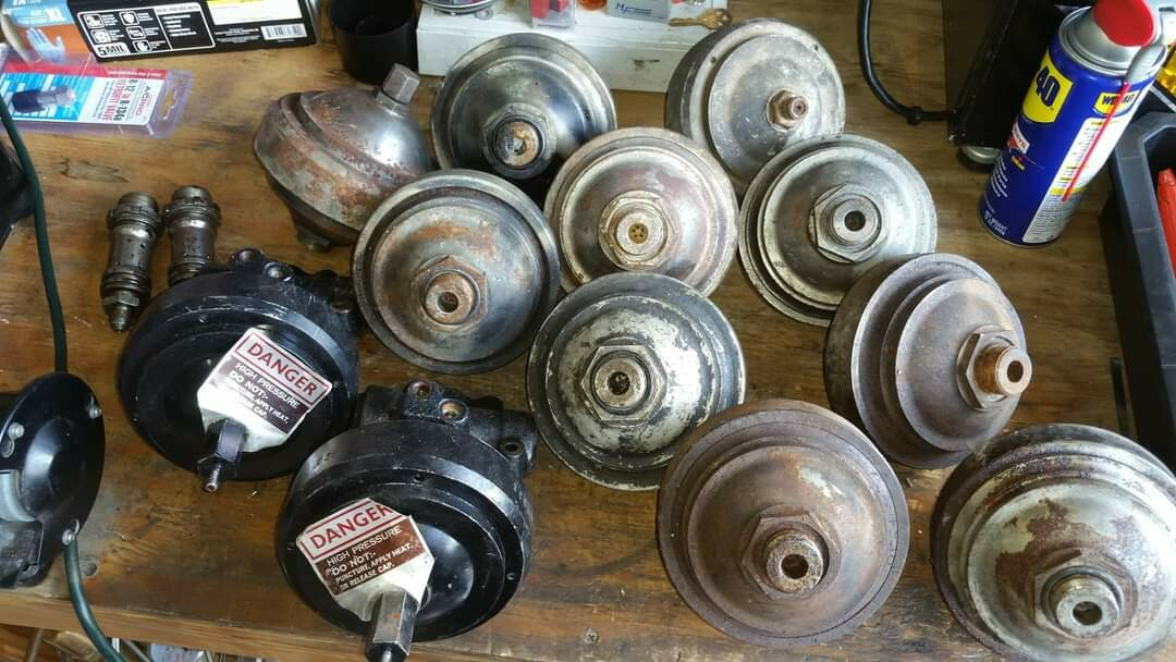ROLLS ROYCE BRAKE ACCUMULATOR REBUILD SERVICE I REBUILD "YOUR" SPHERE ONLY