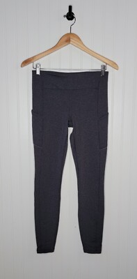 Lululemon Speed Up Tight Power Luxtreme Variegated Knit Heather Black Size 8