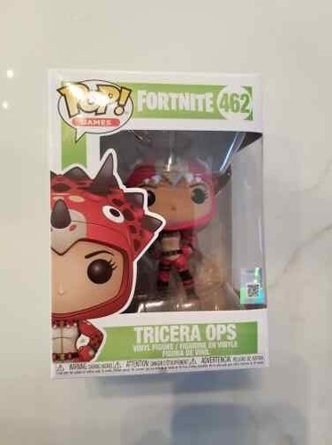 Funko POP! Games Fortnite TRICERA OPS #462 Vinyl Figure. Slight Bent