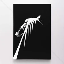 Batman Poster Canvas Dark Knight Comic Book Cover Art DC Print #25310