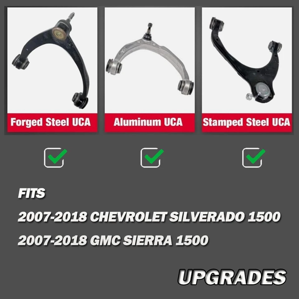 KSP Upper Control Arm+Sway Bar Link for Chevy GMC Silverado Sierra 1500 Escalade - Image 2 of 4