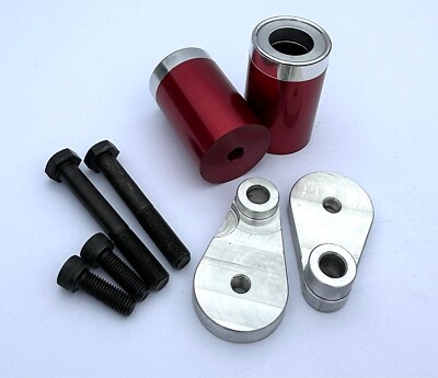 2006-2007 CBR1000RR RED NO CUT Billet Frame Sliders Savers Crash Protectors