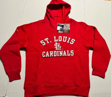 St. Louis Cardinals MLB Stitches Youth Large Fleece Pullover Hoodie Red